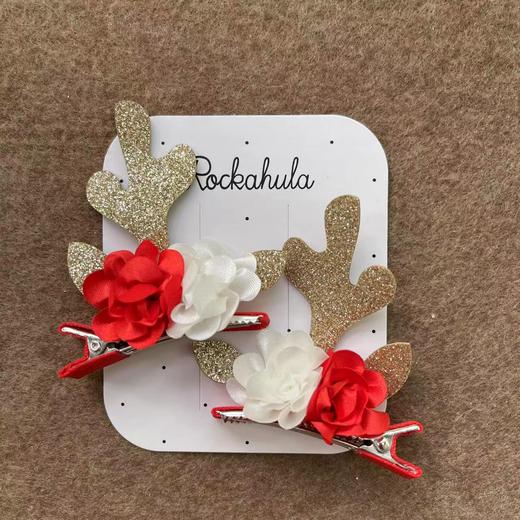 【云优选】3件起拍，少拍自动退款 |Monsoon&Rockahula儿童发饰圣诞节系列新年装扮发饰头饰发箍发夹皮筋 商品图3