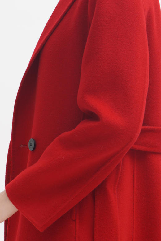 臣禾 系腰带【100%绵羊毛 】气质毛呢外套9234080680 商品图5