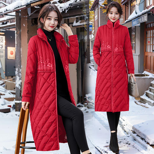 冬装新款，时尚潮流简约气质优雅连帽羽绒服HRYZ9568 商品图1