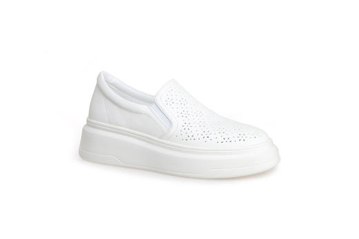 豪麟名鞋奥莱迪嘉女鞋时尚休闲鞋牛皮革DJHJA41WX003白色  原价1660元 商品图0