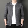 春秋季男士长袖针织开衫中青年潮流休闲外穿毛衫外套上衣 商品缩略图1