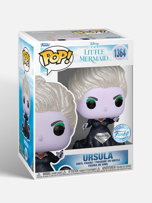Funko POP Disney TLM-LA  Ursula(DGLT)动画 小美人鱼 乌苏拉闪粉款手办 74435 商品图3