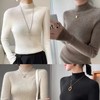 【à perles】厚款半高领，堆堆领无缝一体羊绒衫 弹力大修身不紧身【现货】 商品缩略图9