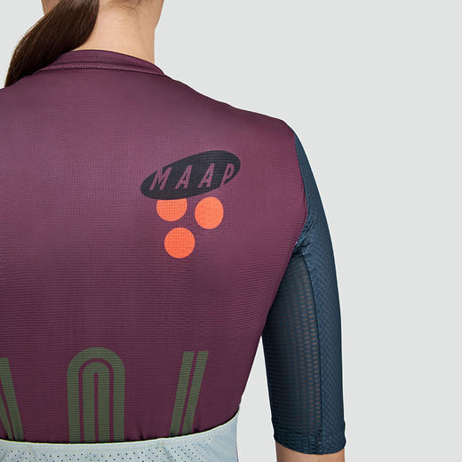 MAAP 女士 League Pro Air Jersey Plum 短袖骑行服 商品图3