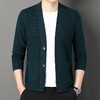 春秋季男士长袖针织开衫中青年潮流休闲外穿毛衫外套上衣 商品缩略图2