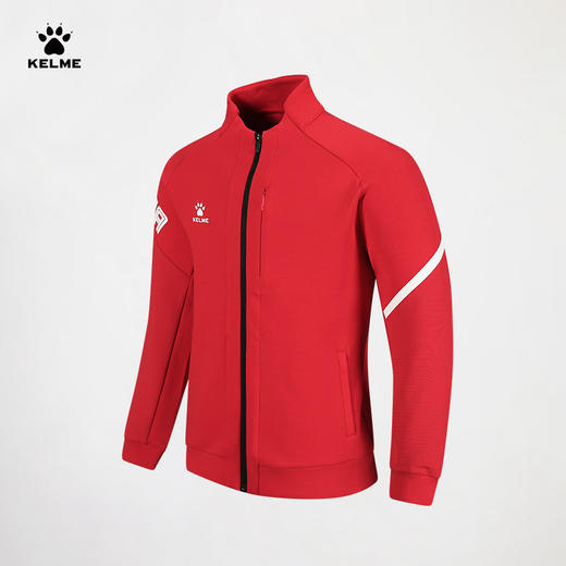 卡尔美2023秋冬新款男士针织训练外套夹克 商品图5