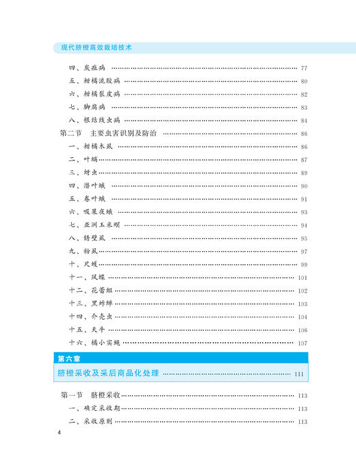 现代脐橙高效栽培技术【中国农业出版社官方正版，可开发票，下单时留开票信息和电子邮箱】 商品图4