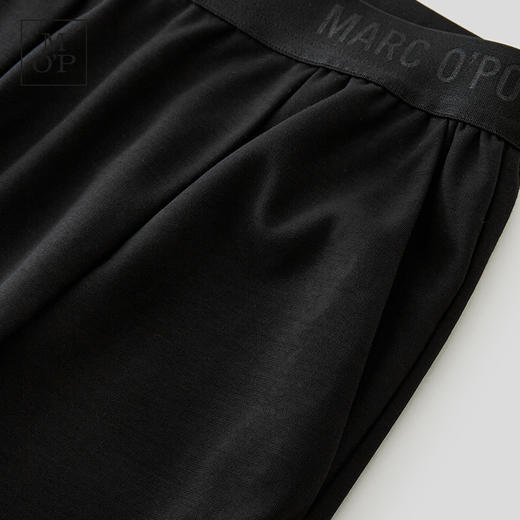 Marc O'Polo/MOP秋季新款纯棉弹力阔腿针织休闲裤女 商品图3