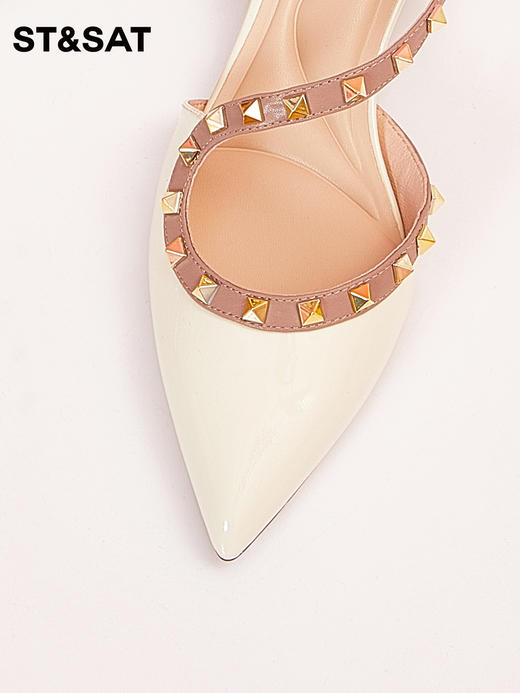 星期六气质铆钉时尚尖头凉鞋SS33114391 商品图4