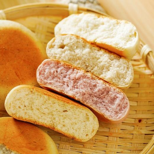 【口感绵软！健康美味】不单独添加蔗糖蛋奶饼全麦紫薯面包营养早餐粗粮代餐用含 商品图1