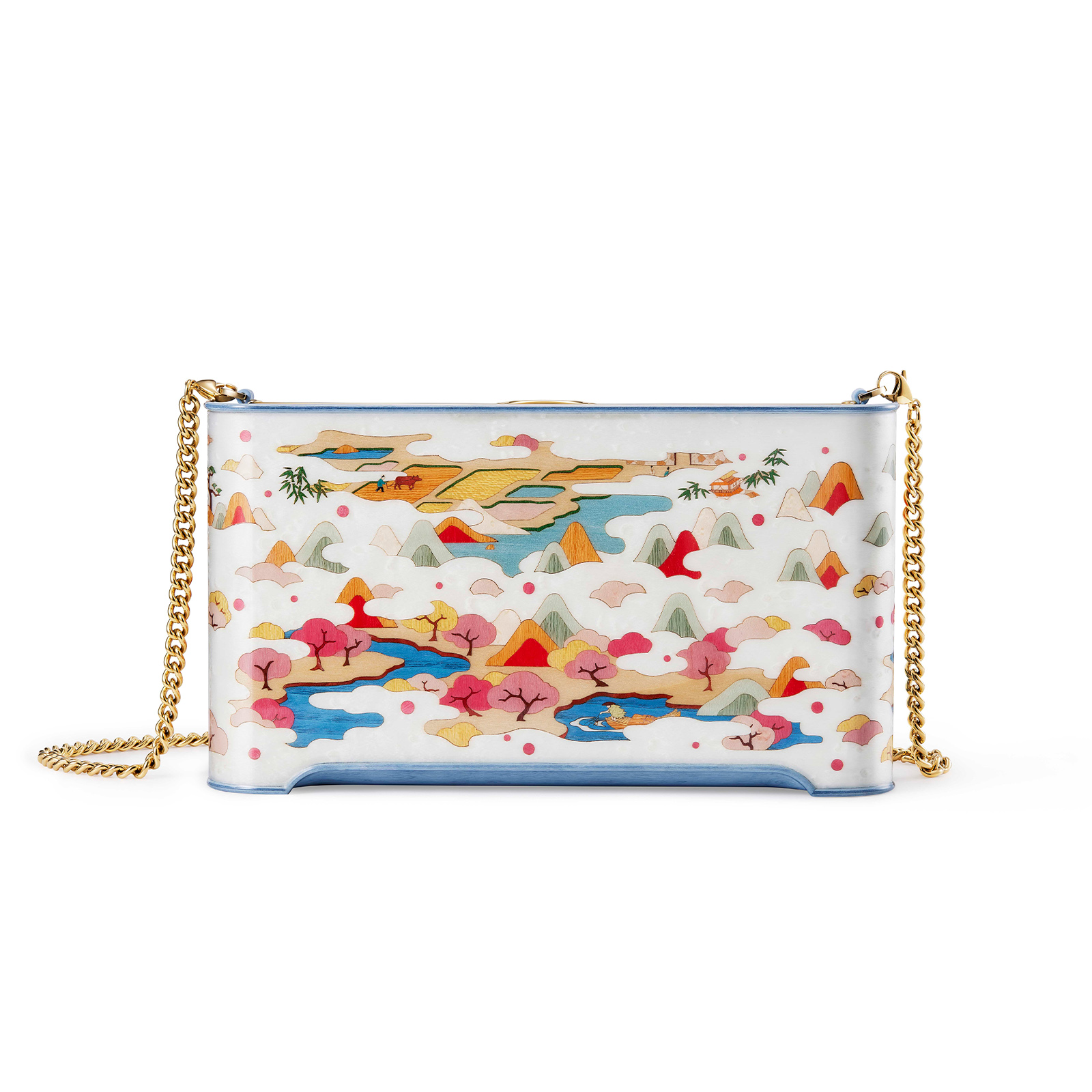 镶嵌“桃花源“主题晚宴包