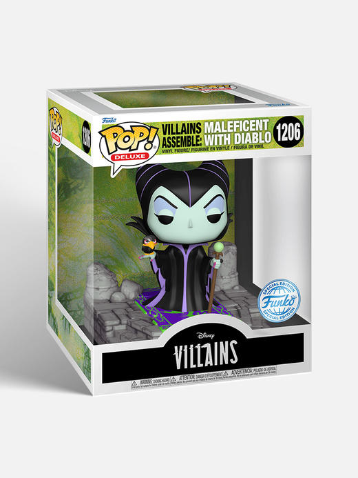 Funko POP Deluxe Disney Villains Assemble Maleficent w/Diablo动画 迪士尼反派公仔组合玛琳菲森与乌鸦限定款手办 64679 商品图3
