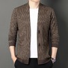 春秋季男士长袖针织开衫中青年潮流休闲外穿毛衫外套上衣 商品缩略图1