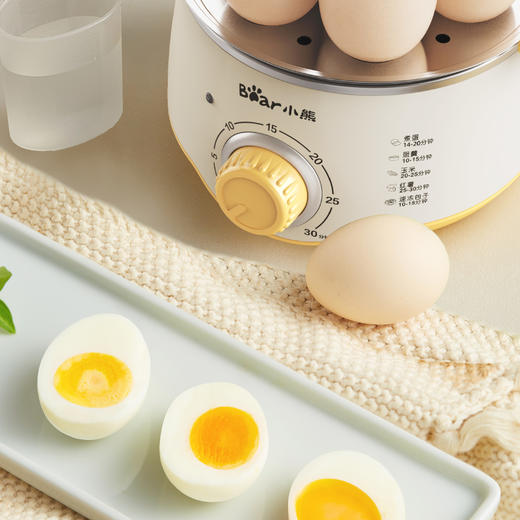 【小程序】小熊(Bear)家用蒸蛋器 旋钮可定时煮蛋羹机 高温断电保护迷你单双层蒸锅 ZDQ-C14F3 商品图5