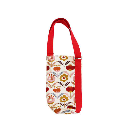 HUJI祤集长筒斜挎包插画花花 商品图0