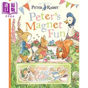 【中商原版】Peter Rabbit Peters Magnet Fun 彼得兔的磁铁书 纸板书 英文原版小初文学 儿童绘本纸板书 亲子互动故事图画书