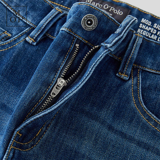 Marc O'Polo/MOP【商场同款】秋季新款四面弹修身水洗牛仔长裤男 商品图2