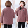 2024新款妈妈冬装短款洋气保暖棉衣中老年女冬季加绒加厚棉袄外套 商品缩略图4