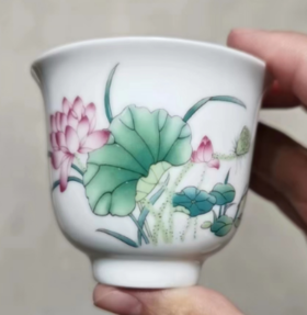 嘉礼•瓷之美•白玉瓷花神杯（荷花）