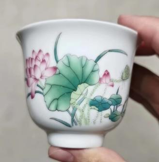 嘉礼•瓷之美•白玉瓷花神杯（荷花） 商品图0