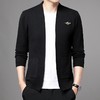 春秋季男士长袖针织开衫青年潮流蜜蜂印花男装外套上衣服 商品缩略图1