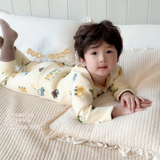 儿童保暖内衣套装男童女童秋衣裤秋衣秋裤套装 商品图2