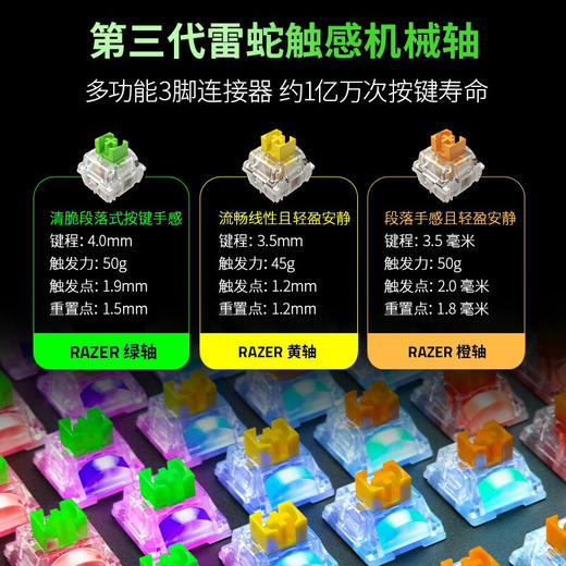 Razer雷蛇黑寡妇蜘蛛V4 75%热插拔键盘【雷蛇官方直营，3年有限质保】 商品图4