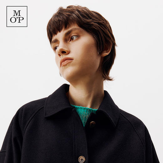 Marc O'Polo/MOP秋季新款羊绒混纺短箱型夹克外套女 商品图3