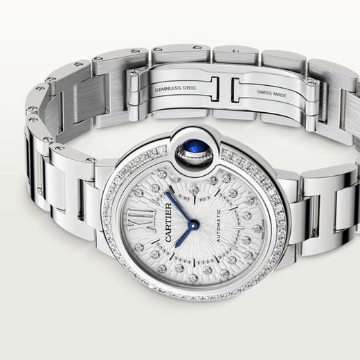 卡地亚 Cartier 蓝气球腕表 33毫米 精钢 自动上链 W4BB0035 商品图1