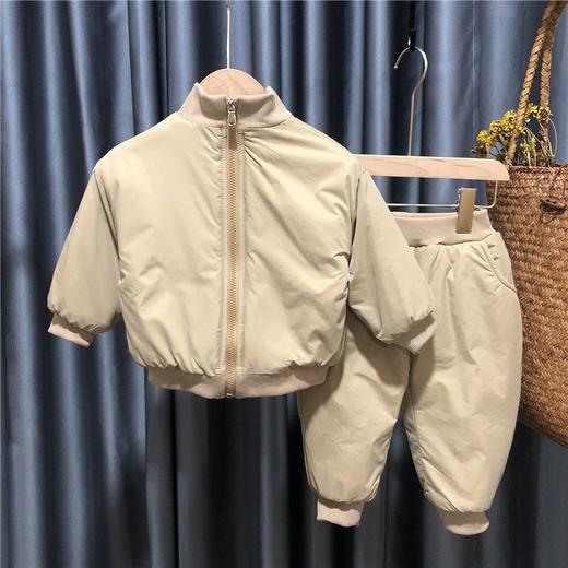 【保暖四件套】男童秋冬季套装 2023新款外穿 洋气宝宝加绒加厚保暖两件套 rtbn17 商品图3