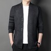 春秋季男士长袖针织开衫中青年潮流休闲外穿毛衫男装外套 商品缩略图2