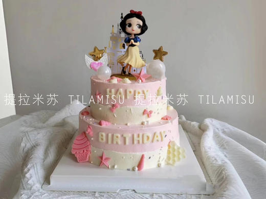 双层白雪公主生日蛋糕 商品图0