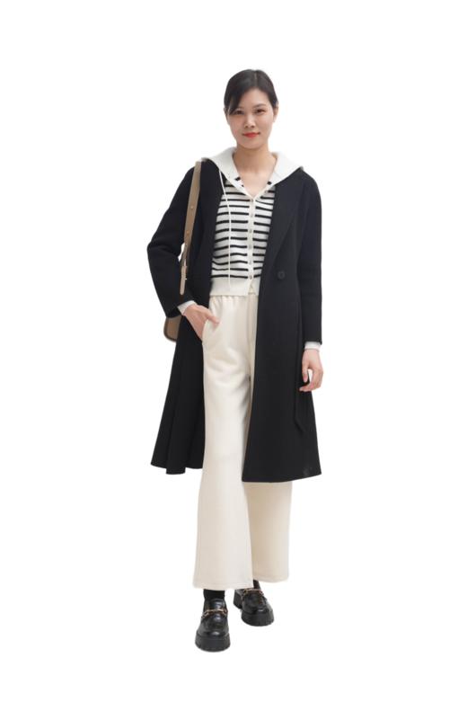 臣禾 系腰带【100%绵羊毛 】气质毛呢外套9234080680 商品图11