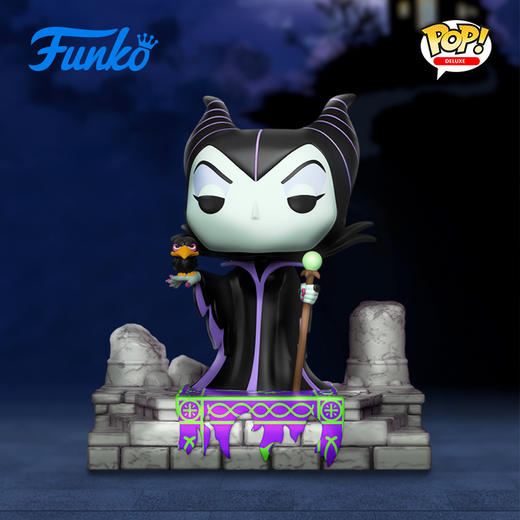 Funko POP Deluxe Disney Villains Assemble Maleficent w/Diablo动画 迪士尼反派公仔组合玛琳菲森与乌鸦限定款手办 64679 商品图1