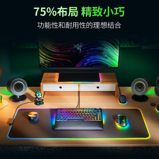 Razer雷蛇黑寡妇蜘蛛V4 75%热插拔键盘【雷蛇官方直营，3年有限质保】 商品图8