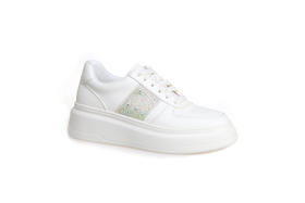 豪麟名鞋奥莱迪嘉女鞋时尚休闲鞋牛皮革DJHJA41WX001白色  原价1660元