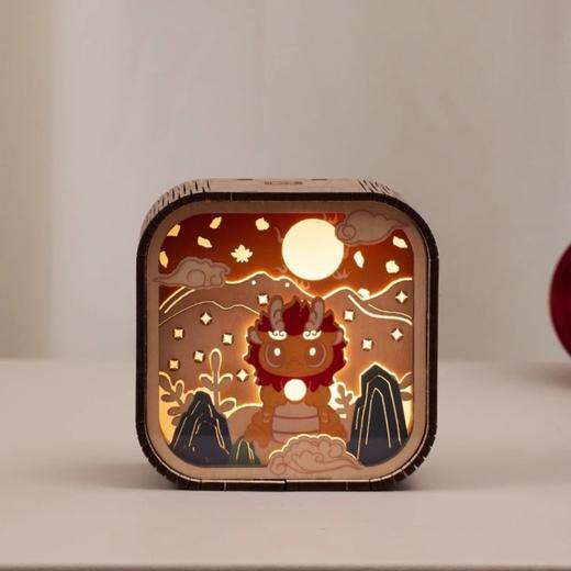 大英博物馆 | 萌龙木雕灯氛围灯伴睡灯摆件礼盒 商品图3
