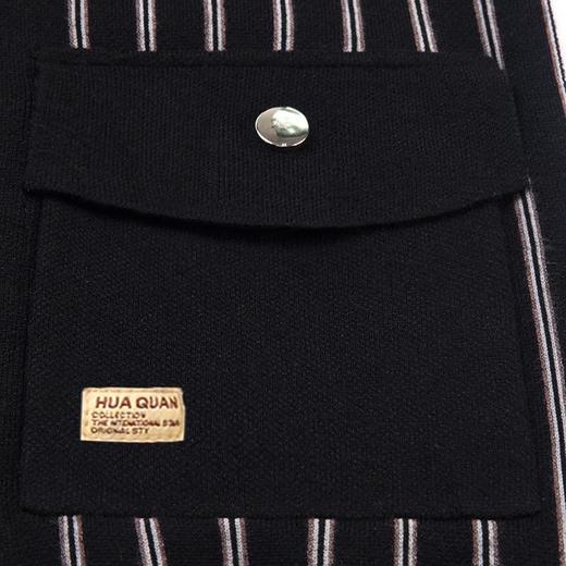 春秋季男士长袖针织开衫中青年潮流休闲外穿毛衫外套上衣 商品图3