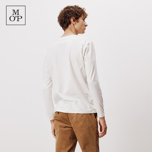 Marc O'Polo/MOP【商场同款】秋季新款莱卡面料圆领打底T恤衫男士 商品图1