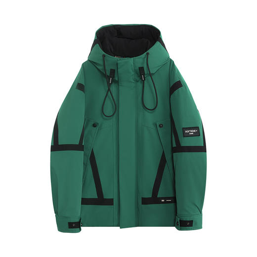 【断码清仓】HXTIDE 冬季带帽羽绒服羽绒内胆三防冲锋衣90绒/Z100340020101 商品图0