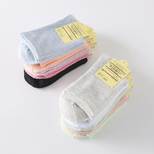 老米优品🎈福利！！性价比款~「10双装！糖果色」女士棉袜纯色棉高腰中筒女士棉袜子秋冬款礼品袜子配饰 商品图4