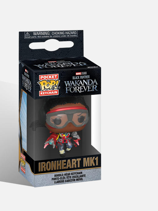 Funko POP POP Keychain Black Panther Wakanda Forever Ironheart MK1美漫 黑豹瓦坎达万岁POP公仔钥匙扣钢铁之心 63935 商品图3