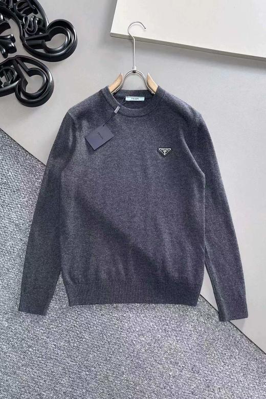 普拉达经典铁标羊毛毛衣！ 商品图3