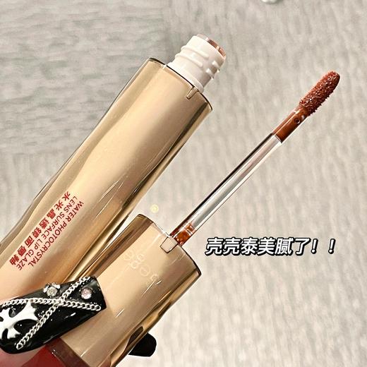 「9.9元包邮！数色可选」Gege bear戈戈小熊水光晶透镜面唇釉 不沾杯显色显白果冻口红美妆 商品图3