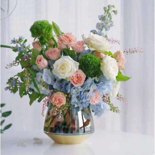 瓶插花---蓝色系 商品图0