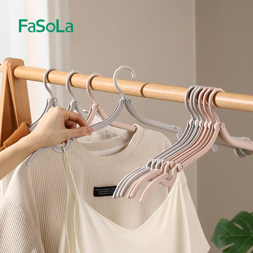 折叠衣架3枚装 旅行神器收纳衣挂家用衣服架内衣架子衣服架挂衣 商品图7