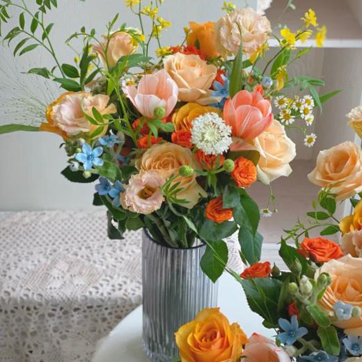 瓶插花---橙色系 商品图1