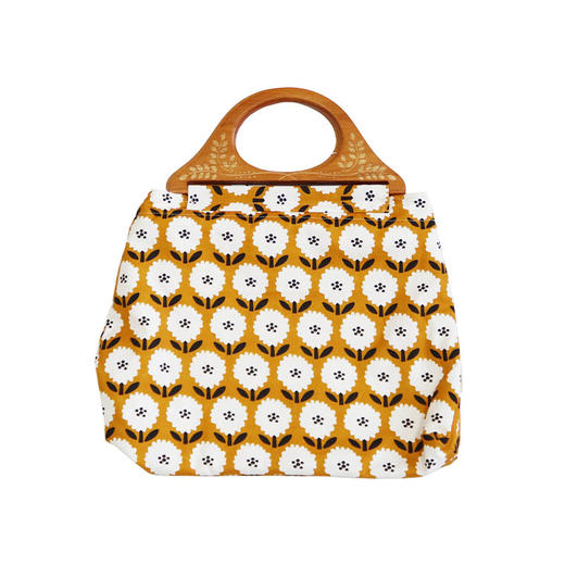 HUJI祤集Embrace手提包插画可爱花花 商品图7