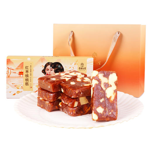 【下单即送手提袋！】枣粮先生红枣核桃糕 金丝小枣酥脆核桃 口感软糯 香甜有嚼劲 将康养生小零食 送礼佳品 180g/盒 商品图2