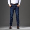 秋冬季男士休闲牛仔裤中年棉质弹力中腰爸爸男装长裤子 商品缩略图0